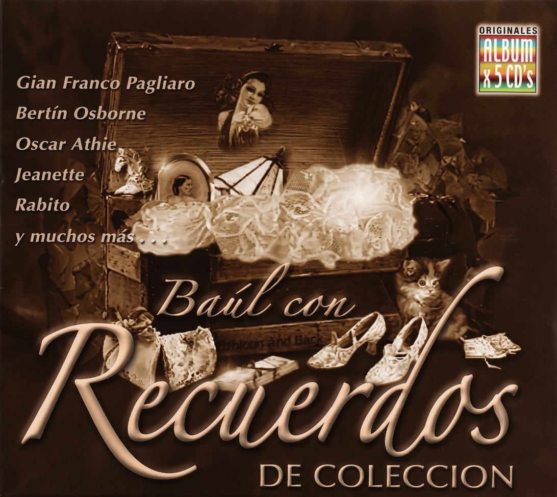 CD X5 Baúl con recuerdo - 80 Baladas inolvidables
