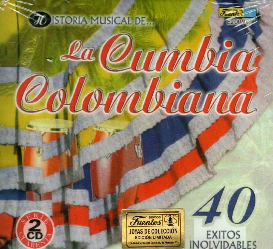 CD Various – Historia Musical De... La Cumbia Colombiana - 40 Éxitos Originales