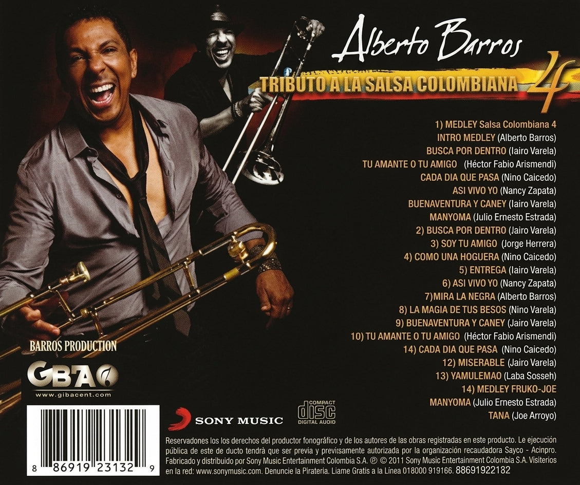 CD tributo a la salsa colombiana 4 - Alberto Barros