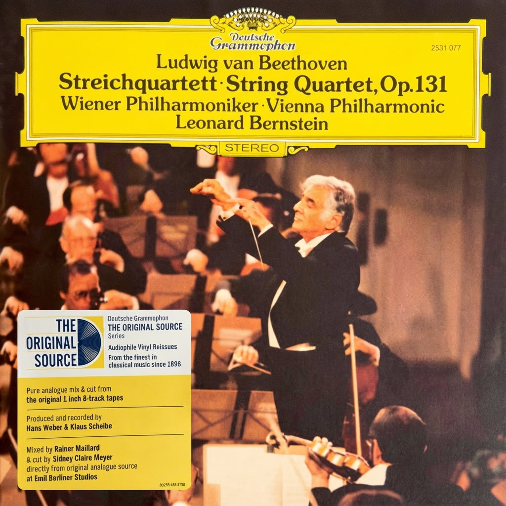 LP Ludwig van Beethoven, Wiener Philharmoniker, Leonard Bernstein – Streichquartett = String Quartet, Op. 131