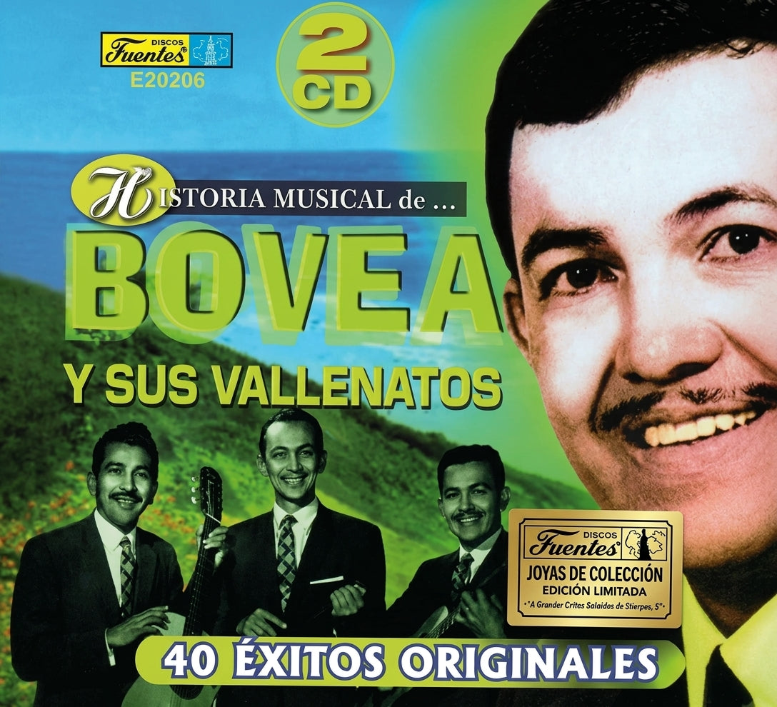 CD Bovea Y Sus Vallenatos - Historia Musical de Bovea Y Sus Vallenatos (40 Éxitos Originales)