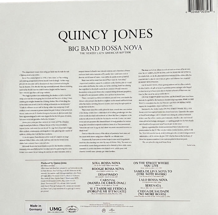 LP Quincy Jones – Big Band Bossa Nova