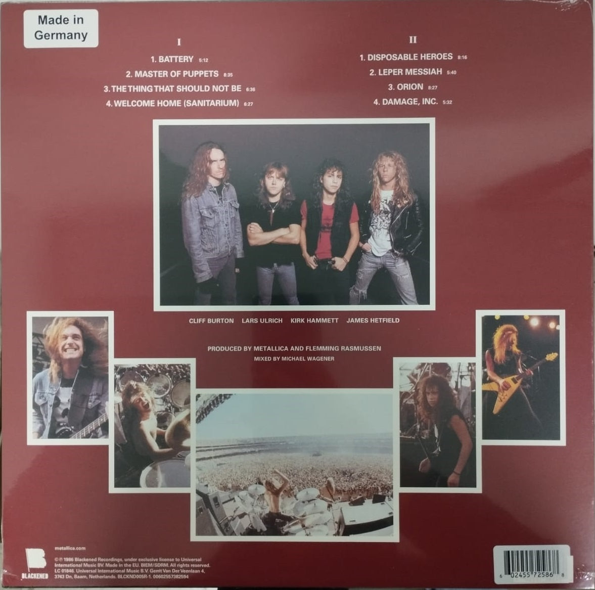 LP Metallica – Master Of Puppets