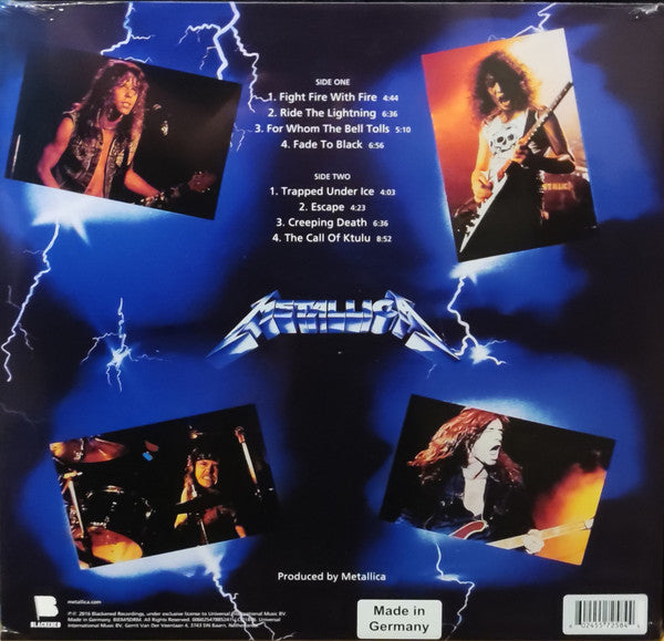 LP Metallica – Ride The Lightning