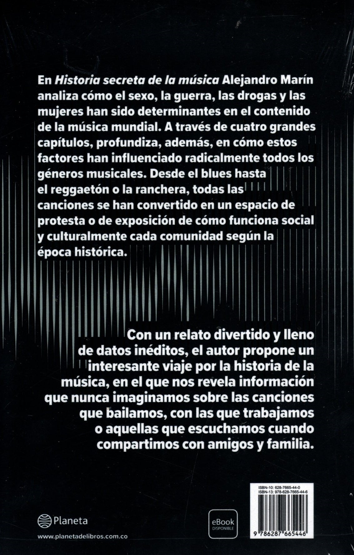 Libro Alejandro Marín - Historia secreta de la música