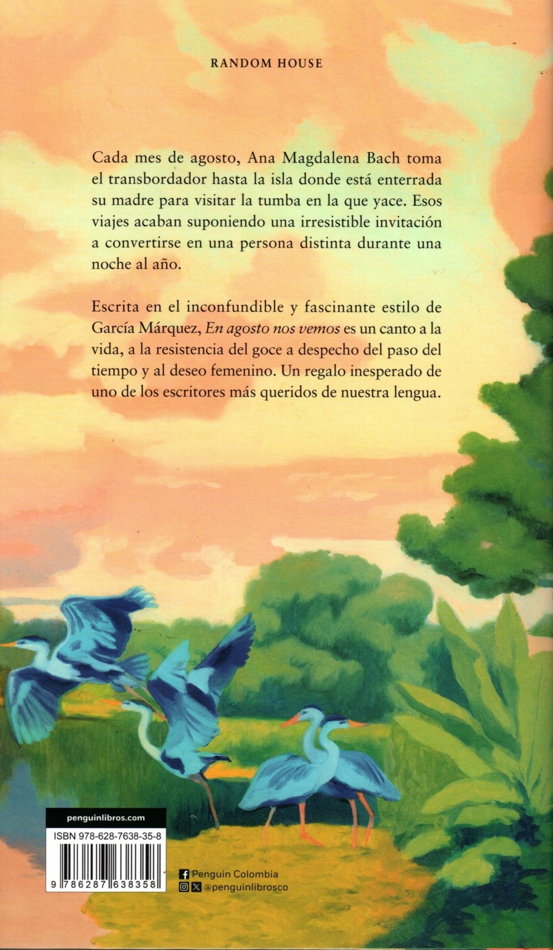 Libro Gabriel García Márquez - En agosto nos vemos