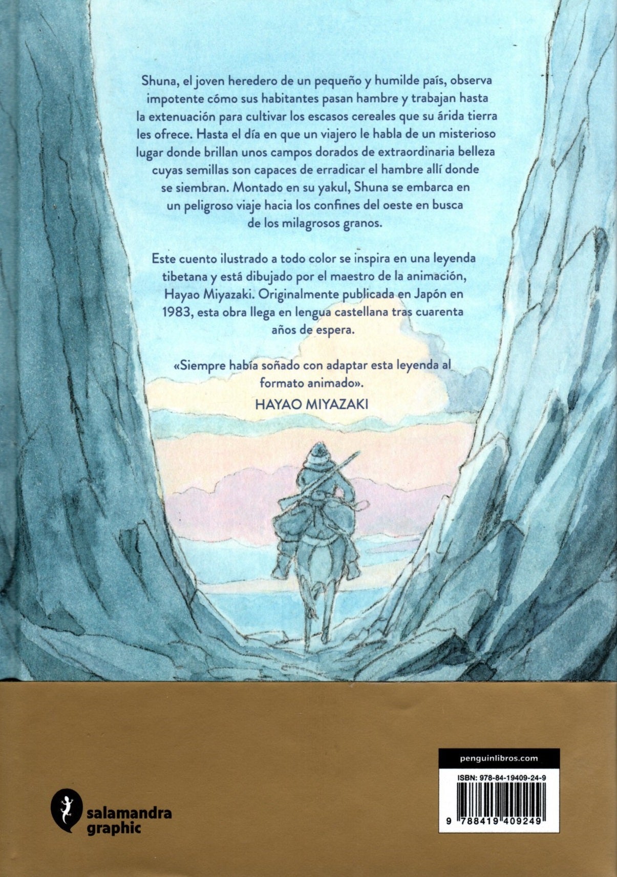 Libro Hayao Miyazaki - El viaje de Shuna