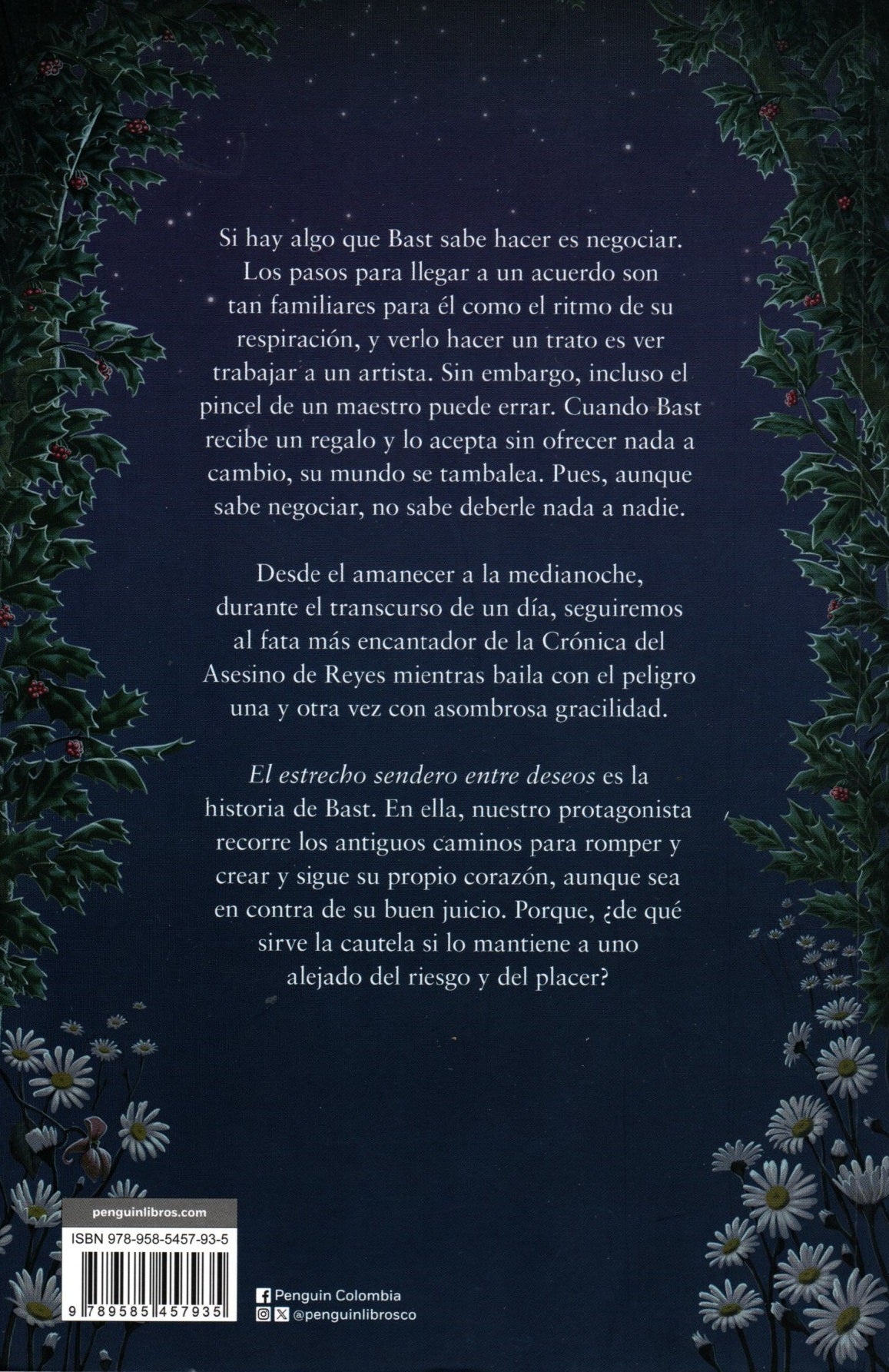 Libro Patrick Rothfuss - El estrecho sendero entre deseos