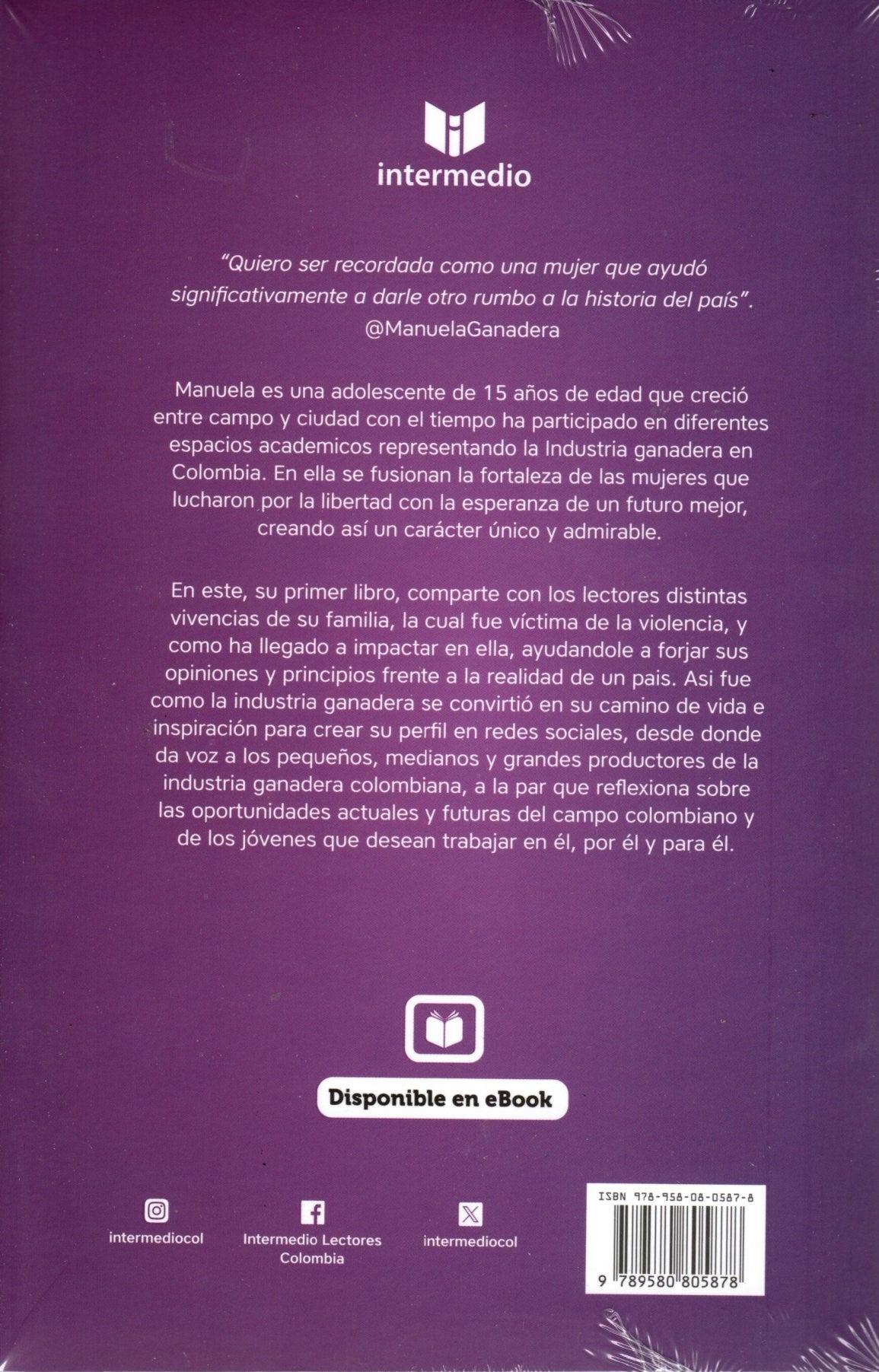 Libro Manuela Reyes Parada - Manuela ganadera