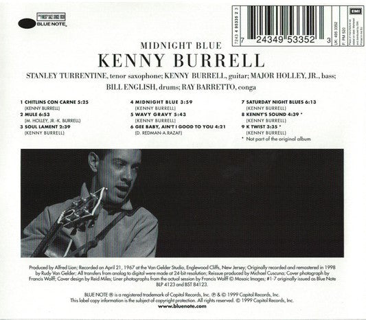CD Kenny Burrell – Midnight Blue