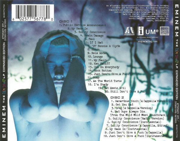 CDX2 Eminem – The Slim Shady LP (Expanded Edition)