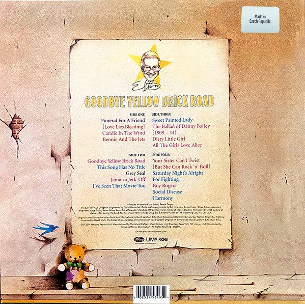 LPX2 Elton John ‎– Goodbye Yellow Brick Road