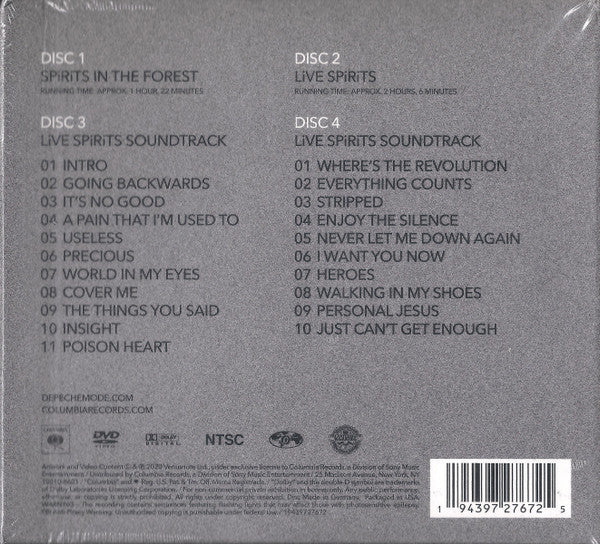 CDX2 + DVDX2 Depeche Mode – Spirits In The Forest