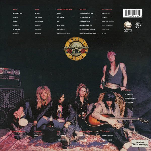 LP Guns N' Roses – Appetite For Destruction