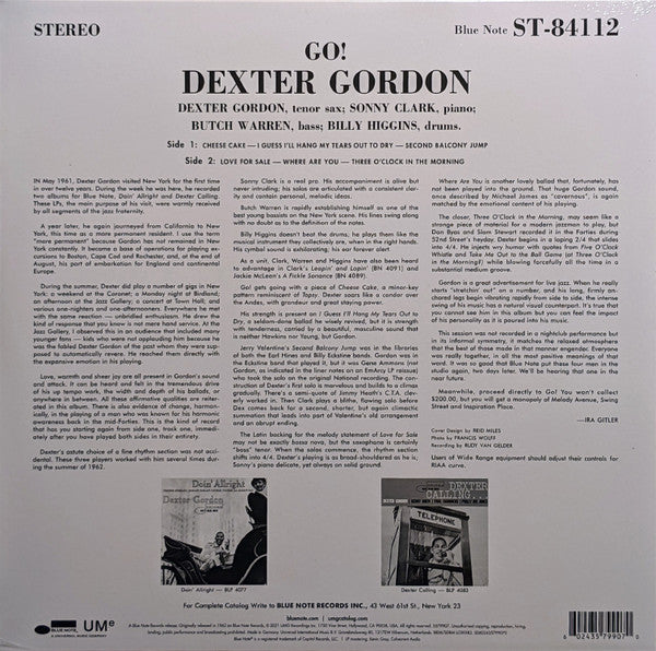 LP Dexter Gordon – Go!