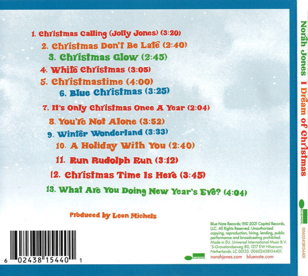 CD Norah Jones – I Dream Of Christmas