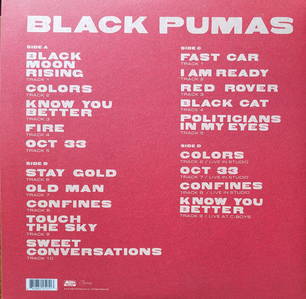 LPX2 Black Pumas – Black Pumas