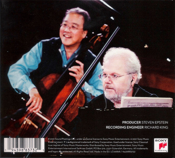 CD Emanuel Ax & Yo-Yo Ma, Beethoven – Hope Amid Tears - Beethoven Cello Sonatas