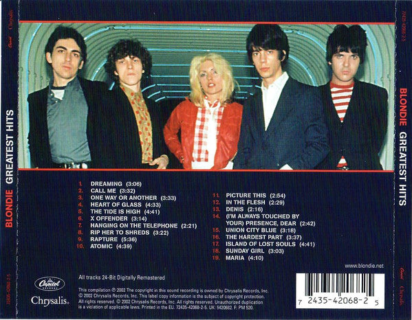 CD Blondie – Greatest Hits