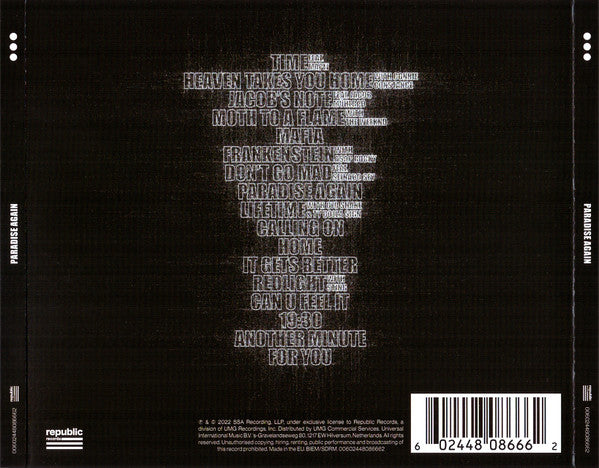 CD Swedish House Mafia – Paradise Again