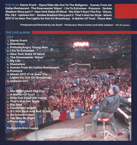 CDX2 + Blue-Ray Billy Joel – Live At Yankee Stadium June 22 & 23, 1990