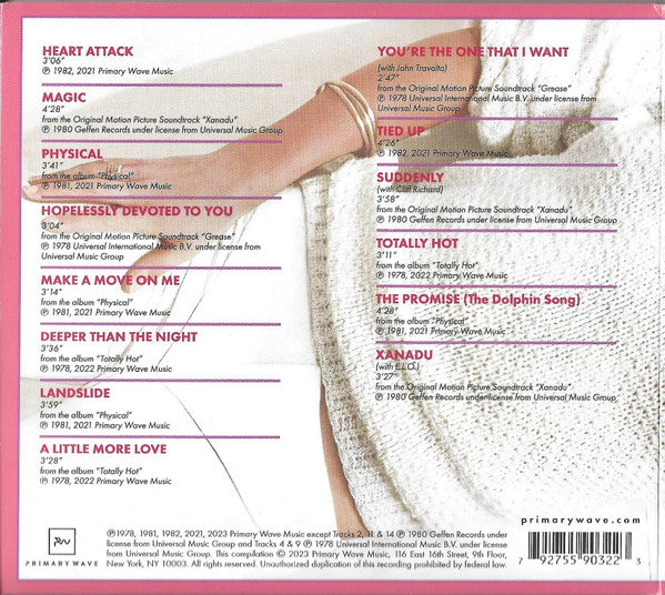 CD Olivia Newton – John Olivia's Greatest Hits