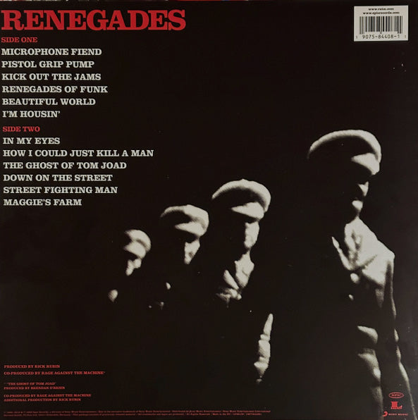 LP Rage Against The Machine ‎– Renegades