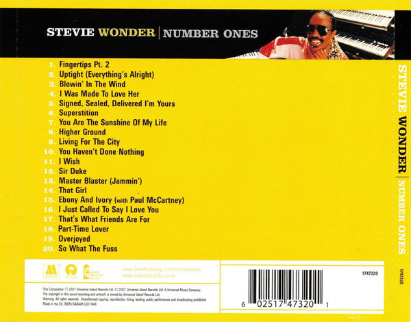 CD Stevie Wonder – Number Ones
