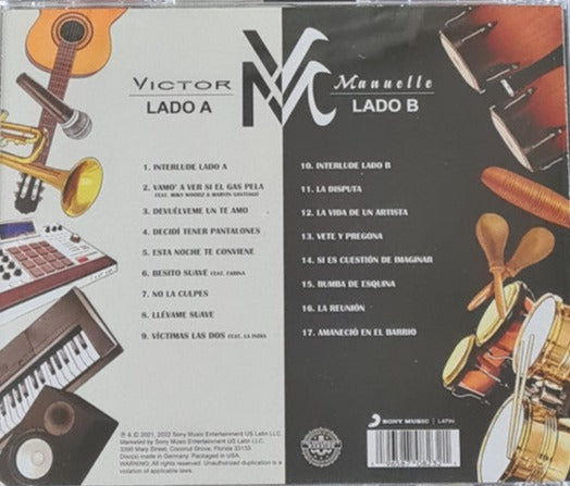 CD Victor Manuelle – Lado A, Lado B
