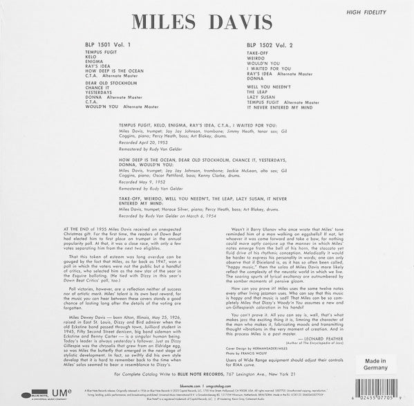 LP Miles Davis – Volume 1