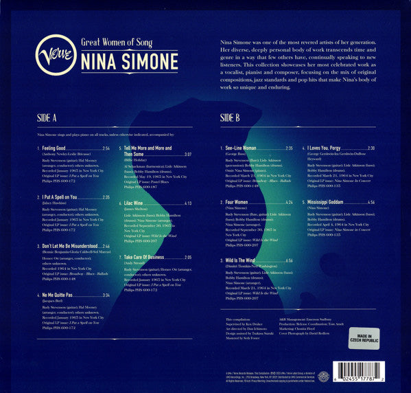 LP Nina Simone – Great Women Of Song
