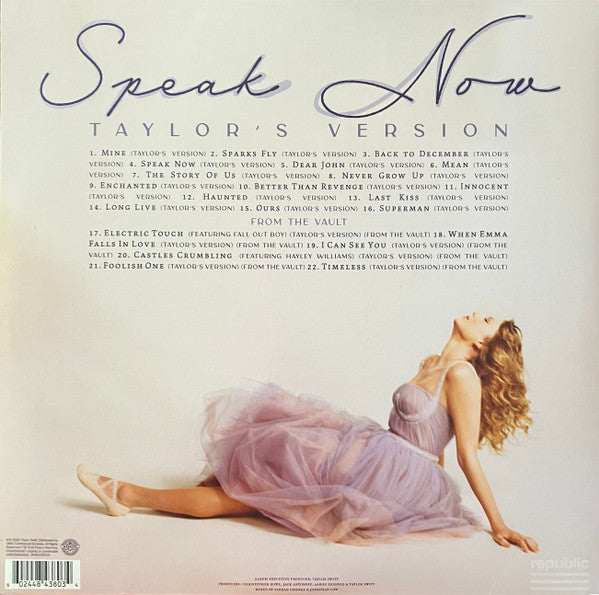 LPX3 Taylor Swift - Speak Now Taylors Version