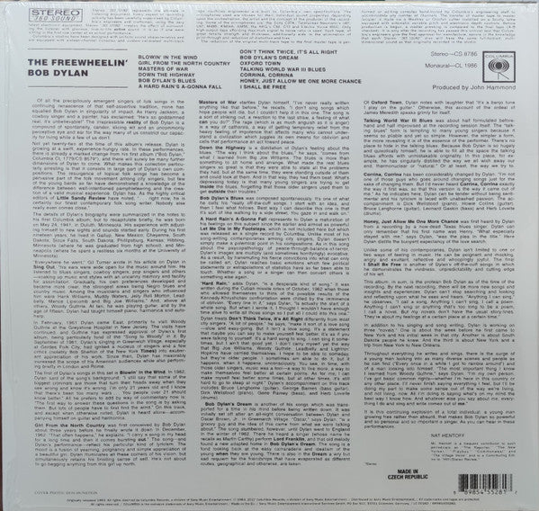 LP Bob Dylan – The Freewheelin' Bob Dylan