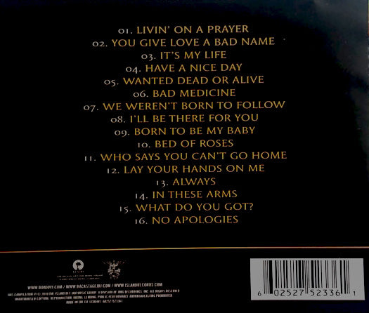 CD Bon Jovi ‎– Greatest Hits
