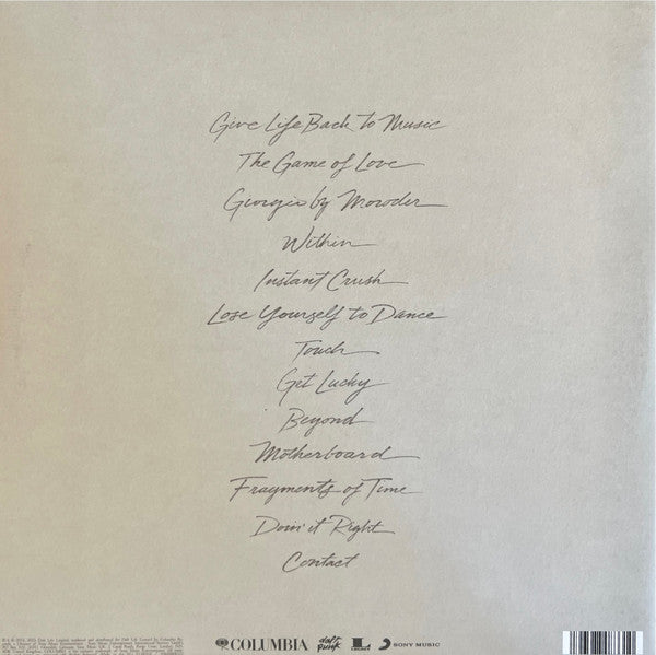 LPX2 Daft Punk – Random Access Memories (Drumless Edition)