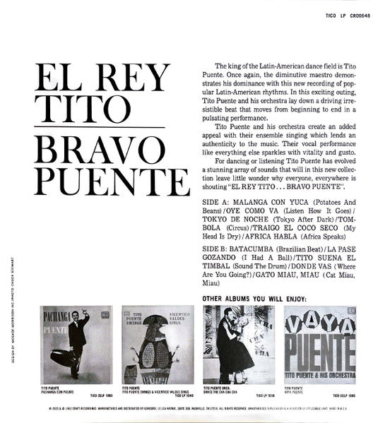 LP  Tito Puente - El Rey Bravo