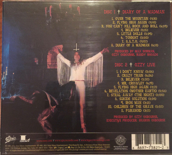 CDx2 Ozzy Osbourne – Diary Of A Madman