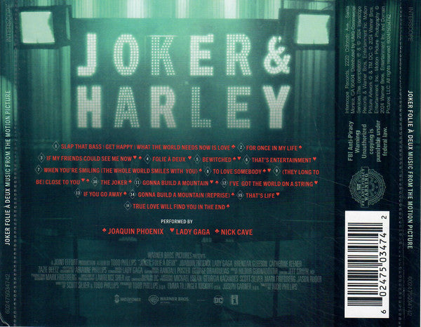 CD Joaquin Phoenix, Lady Gaga – Joker: Folie À Deux (Music From The Motion Picture)