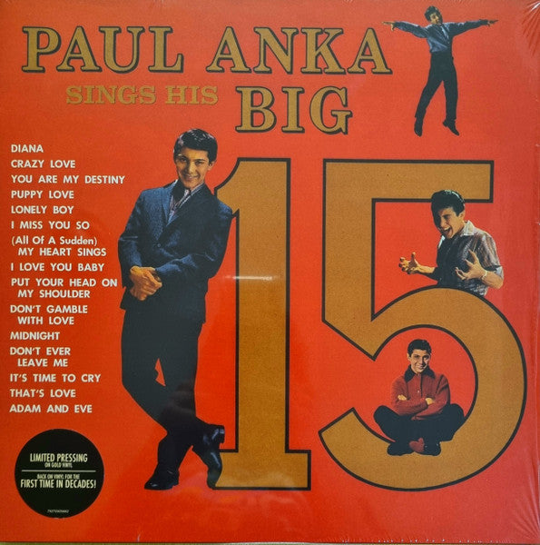 LP Paul Anka – Paul Anka Sings His Big 15