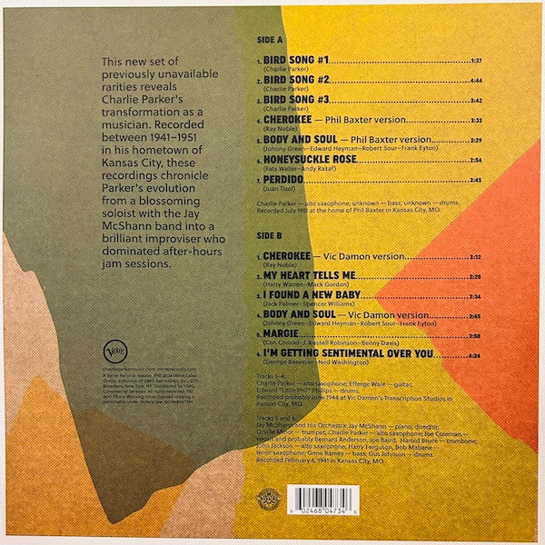 LP Charlie Parker – Bird In Kansas City