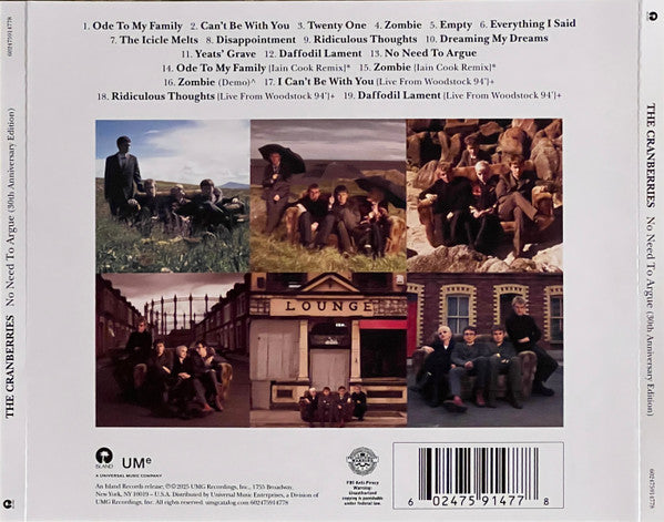 CD The Cranberries – No Need To Argue
