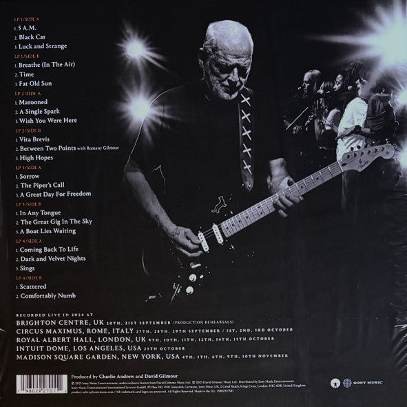 LPX4 David Gilmour – The Luck And Strange Concerts