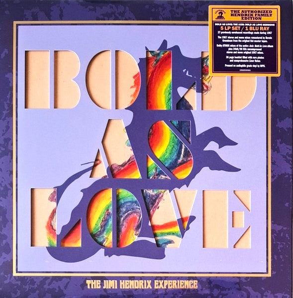 LPX5+Blu Ray The Jimi Hendrix Experience – Bold As Love (The Axis: Bold As Love Sessions)