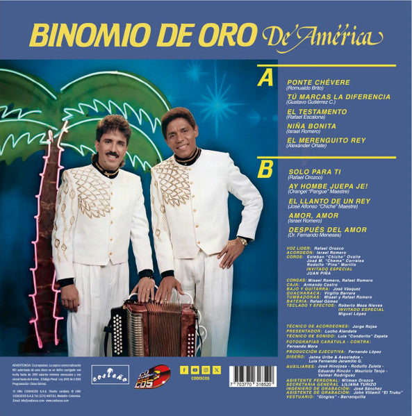 LP Binomio De Oro – De América
