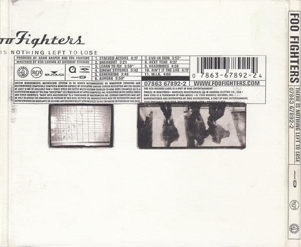 CD Foo Fighters – There Is Nothing Left To Lose