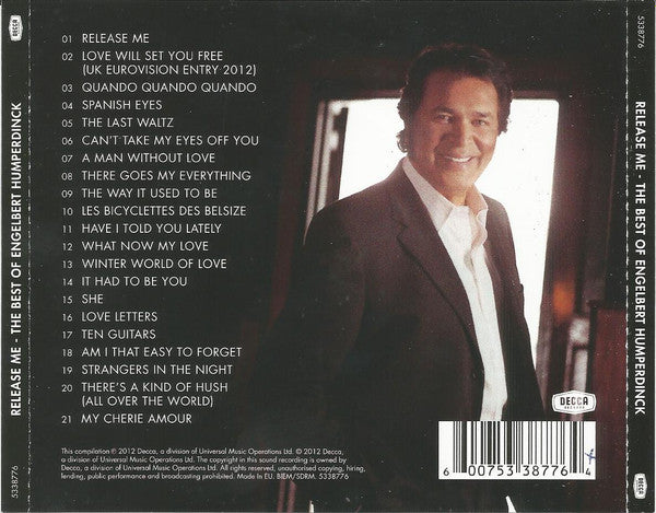 CD Engelbert Humperdinck – Release Me (The Best Of Engelbert Humperdinck)