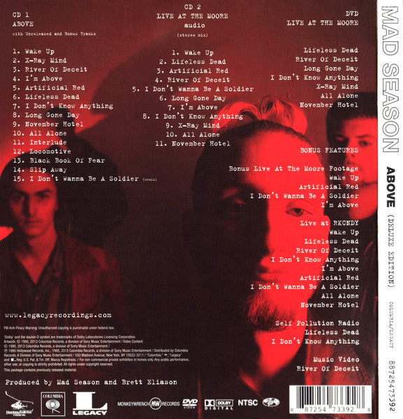 CDX2 Mad Season - Above Deluxe Edition