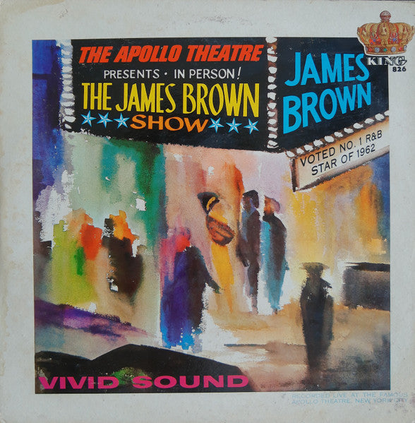 LP James Brown - Live At The Apollo 1962