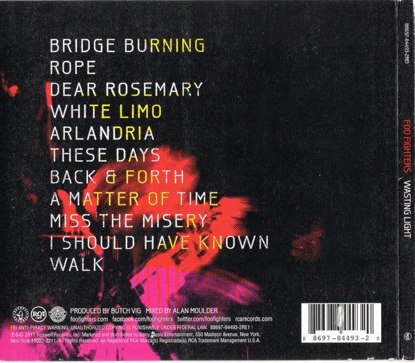 CD Foo Fighters ‎– Wasting Light