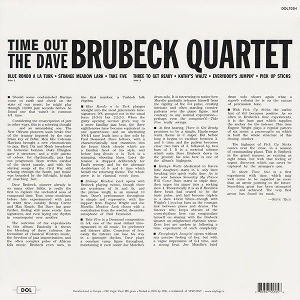 LP The Dave Brubeck Quartet – Time Out